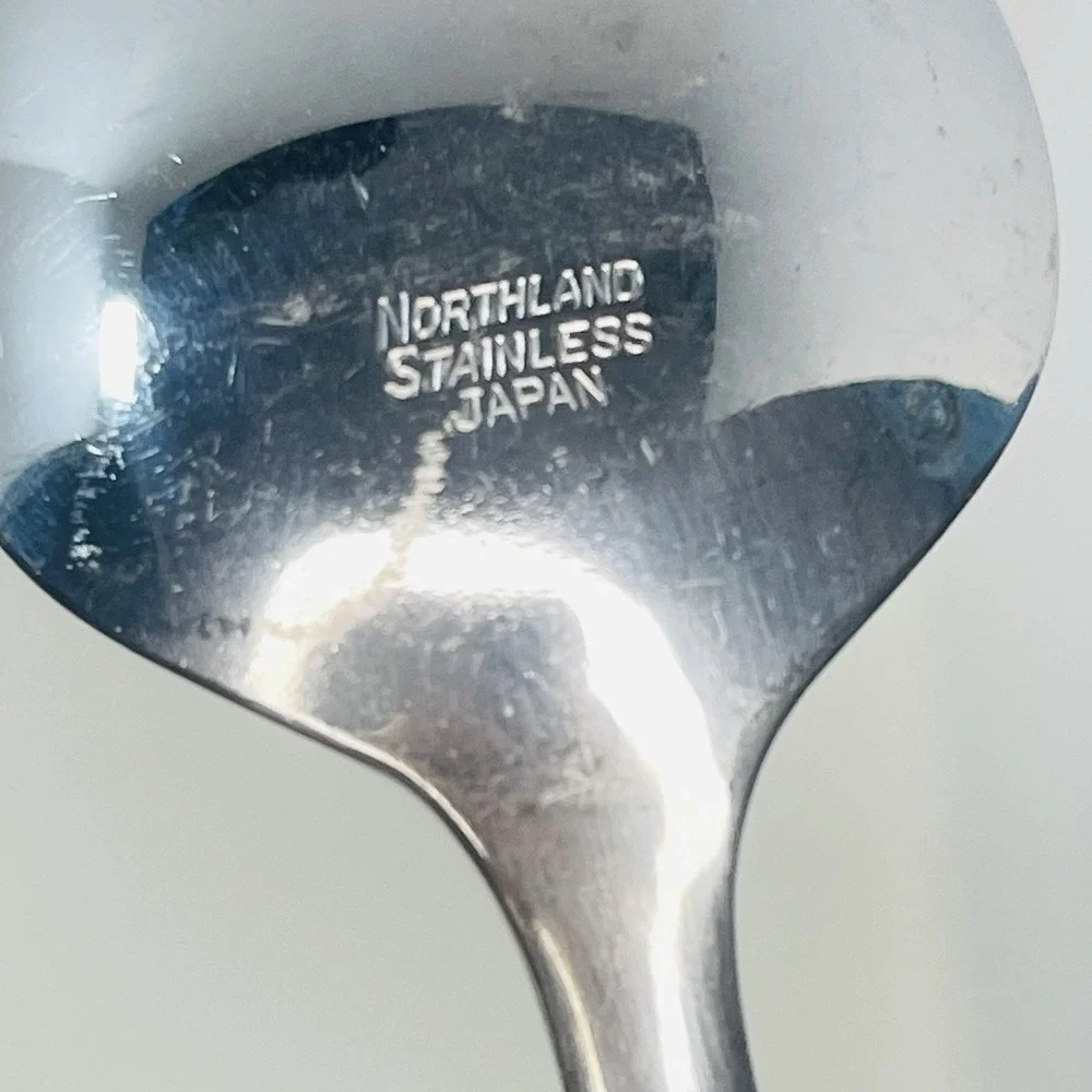 Oneida Northland NAPA‎ VALLEY Stainless Tablespoons Brown Handle Set Lot of 4